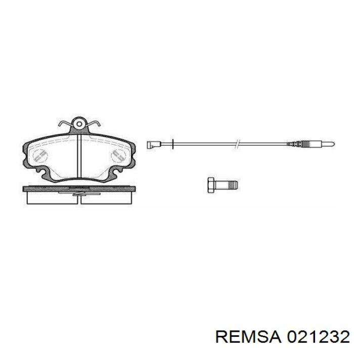 Pastillas de freno delanteras Mazda 323 BA
