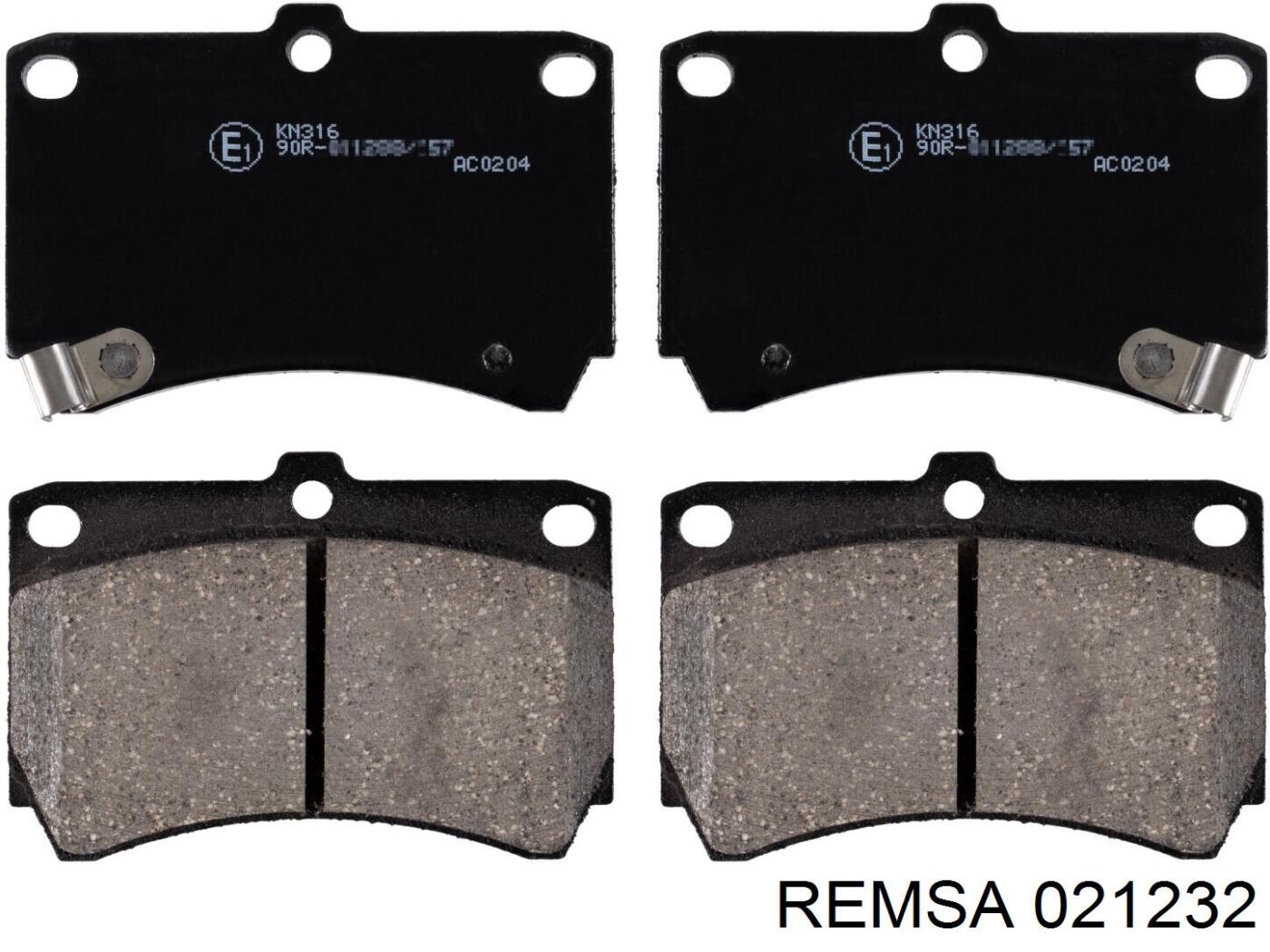 Pastillas de freno delanteras Mazda 323 BA