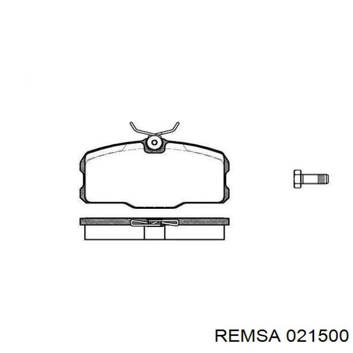 Comprar 021500 Remsa Pastillas de freno traseras