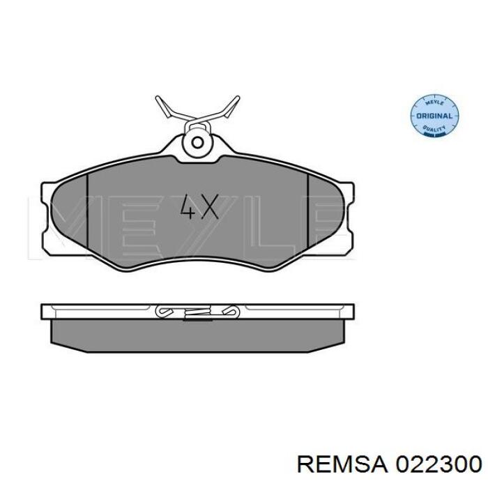 022300 Remsa pastillas de freno delanteras