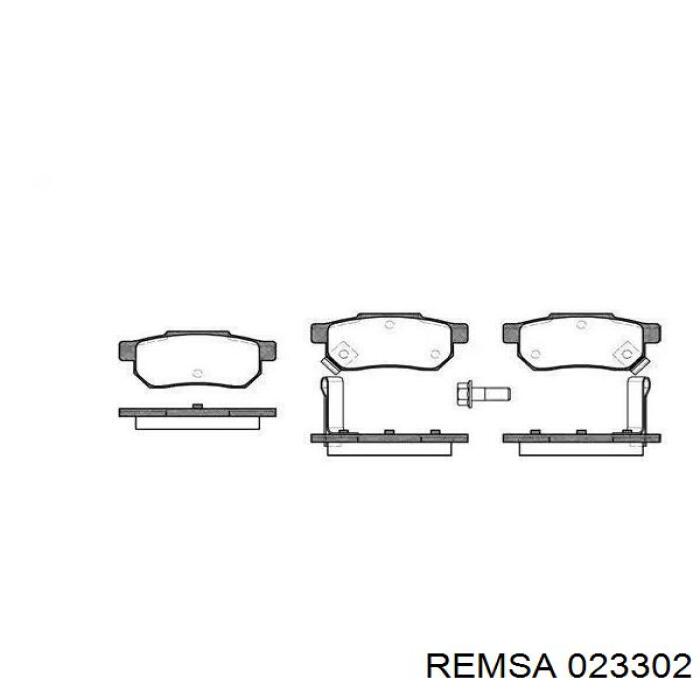 Pastillas traseras de freno Remsa 023302 precio, desde 16,96 EUR