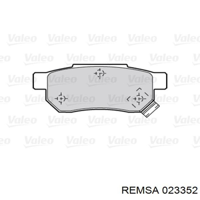 Comprar 023352 Remsa Pastillas de freno traseras