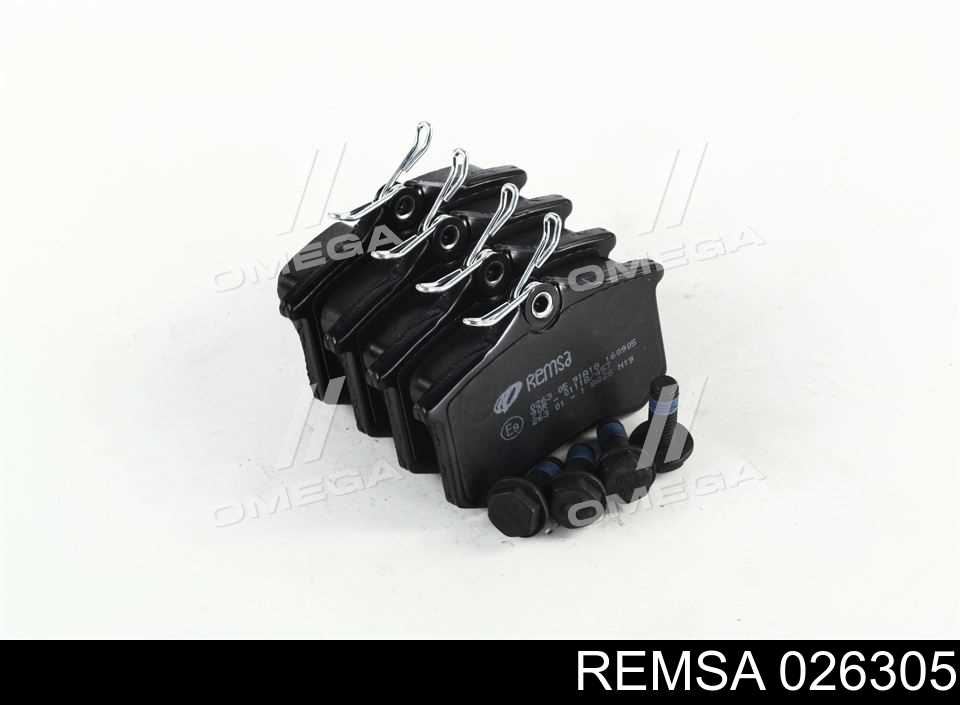 Comprar 026305 Remsa Pastillas de freno traseras