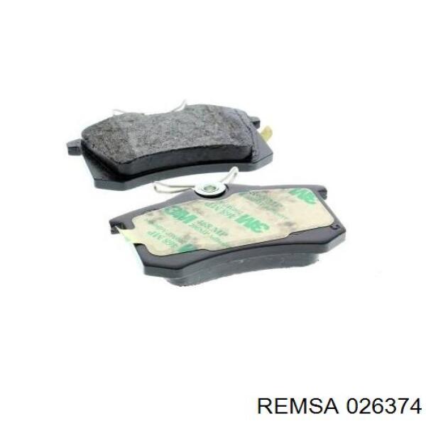 Pastillas traseras Remsa 026374