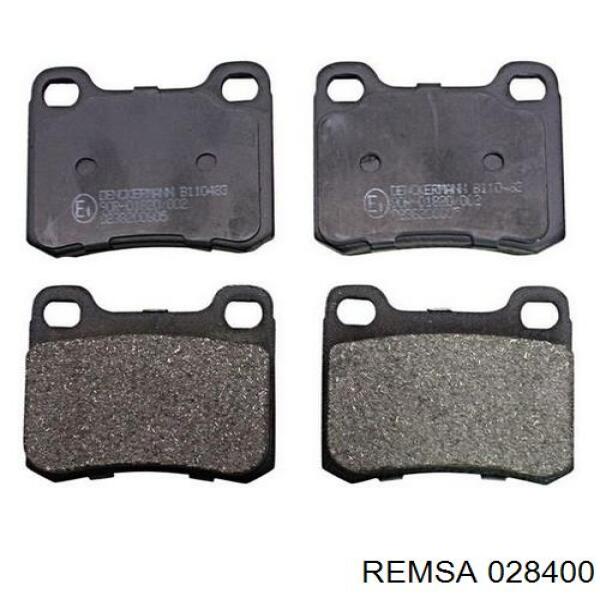 028400 Remsa Pastillas delanteras