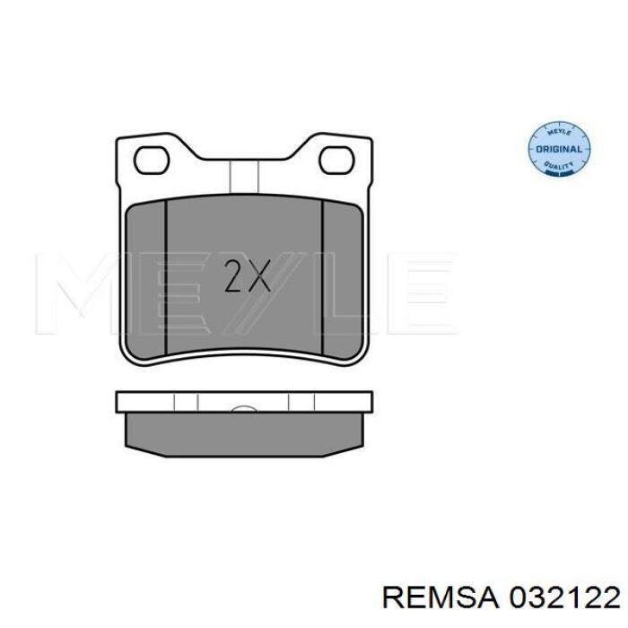 Comprar 032122 Remsa Pastillas de freno traseras