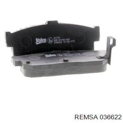Pastillas traseras de freno Remsa 036622 precio, desde 32,02 EUR