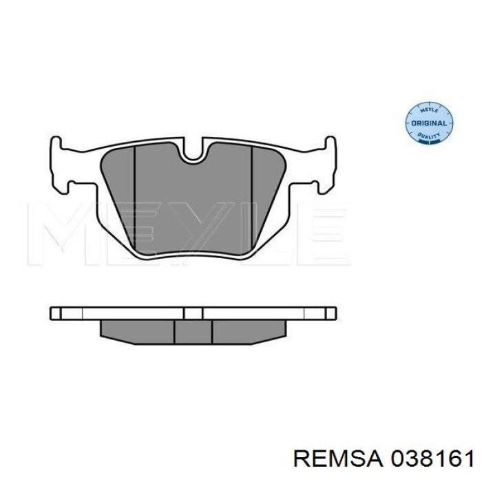 0381.61 Remsa pastillas de freno traseras