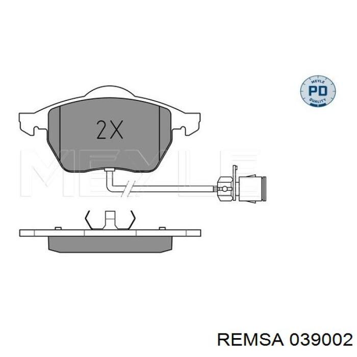Pastillas freno delanteras Remsa 039002 precio, desde 33,37 EUR