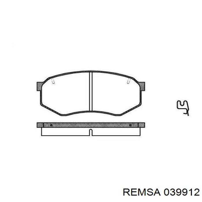 TAY22643Z Mazda Pastillas freno traseras