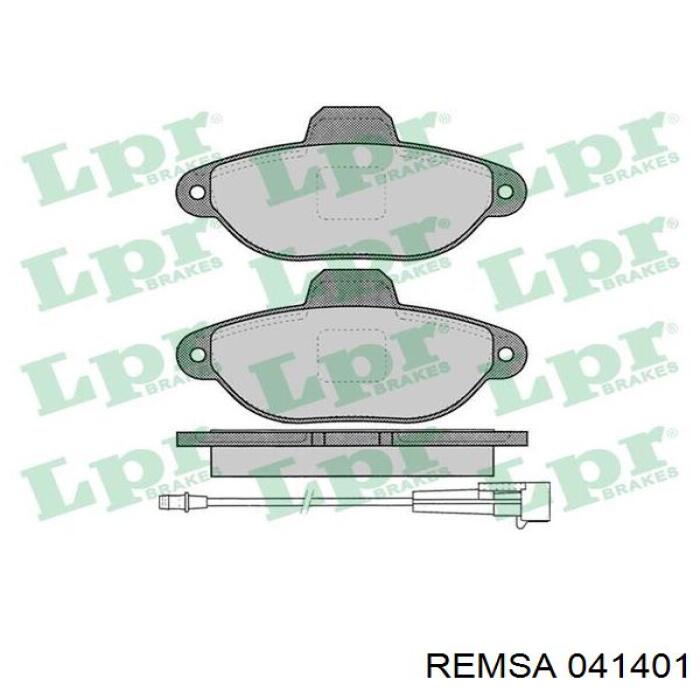 0414.01 Remsa pastillas de freno delanteras