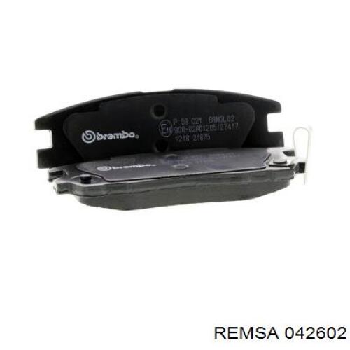Pastillas traseras Remsa 042602