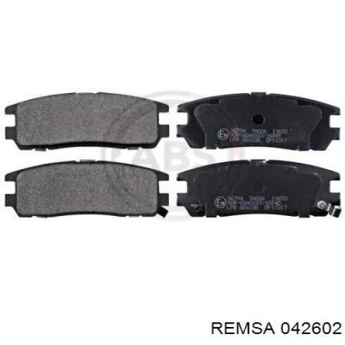 042602 Remsa Pastillas freno traseras