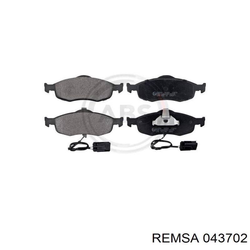 Pastillas de freno delanteras Remsa 043702