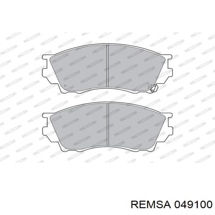 049100 Remsa pastillas de freno delanteras