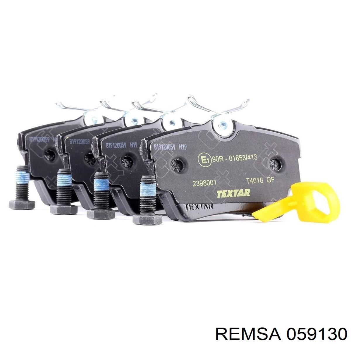 Pastillas traseras Remsa 059130