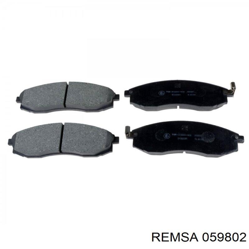 Pastillas de freno delanteras Remsa 059802