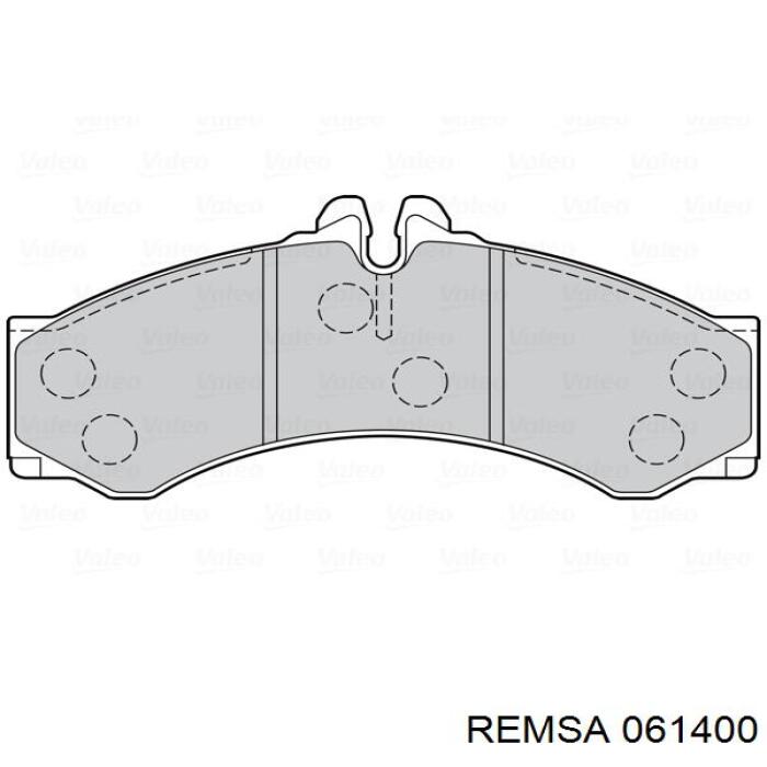 Comprar 061400 Remsa Pastillas delanteras de freno