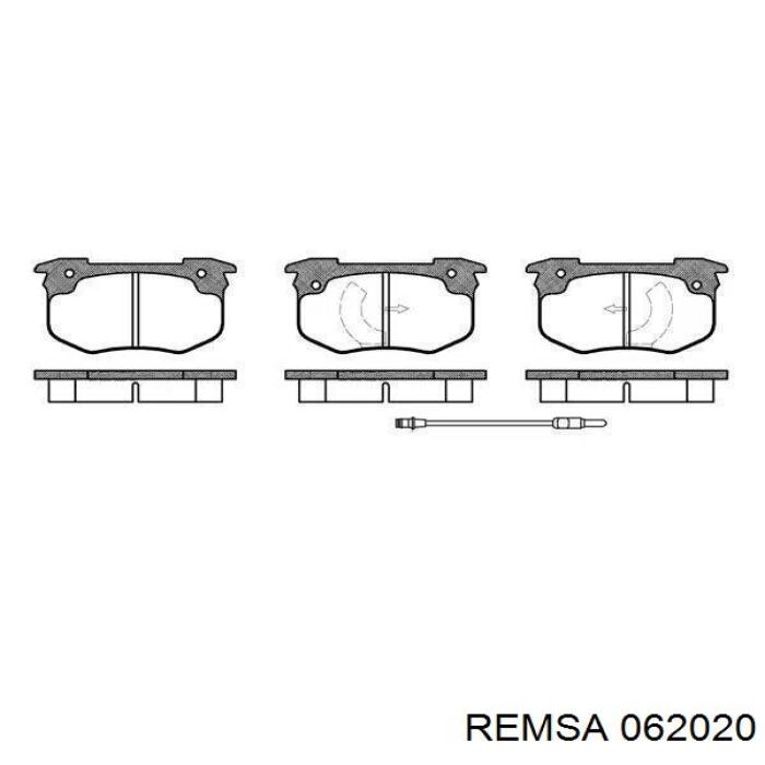 Pastillas de freno 062020 Remsa