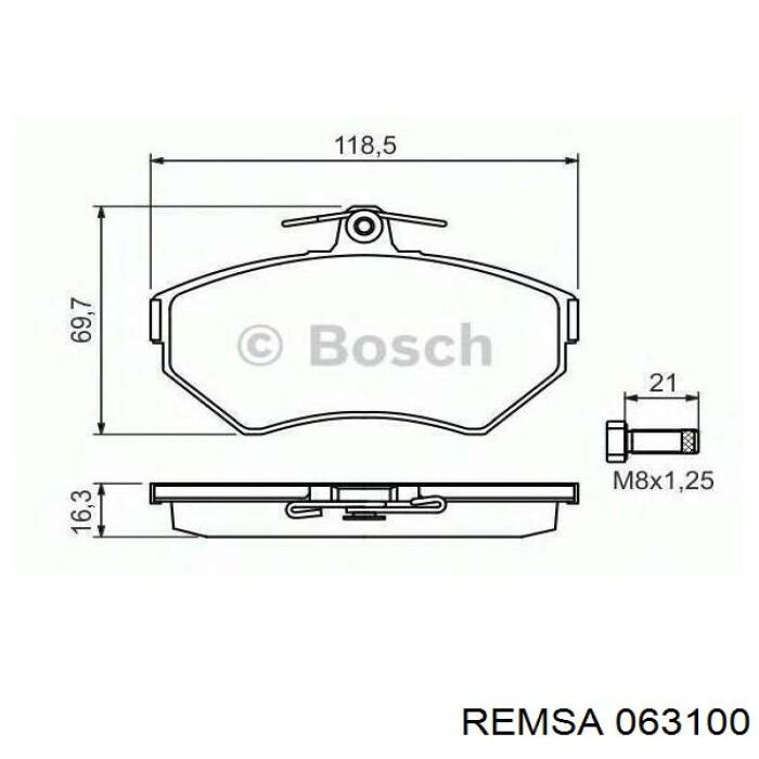 Pastillas de freno delanteras Seat Ibiza 2 6K1