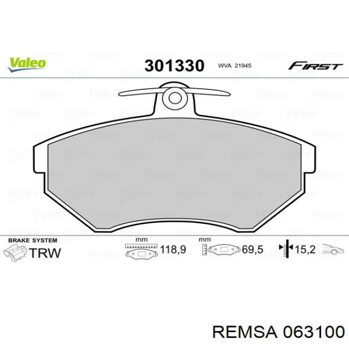 Pastillas de freno delanteras Seat Ibiza 2 6K1
