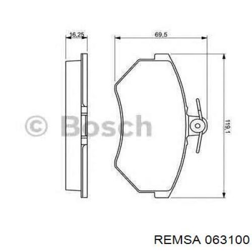 Pastillas de freno delanteras Seat Ibiza 2 6K1