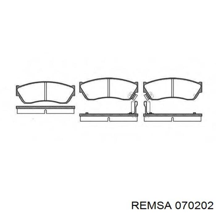 Pastillas freno delanteras Remsa 070202 precio, desde 24,44 EUR