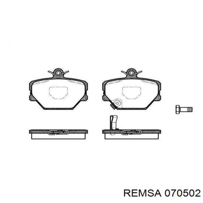 Comprar 070502 Remsa Pastillas delanteras de freno