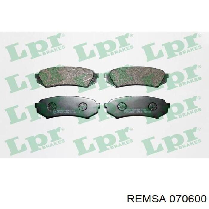 Pastillas traseras de freno Remsa 070600 precio, desde 19,15 EUR