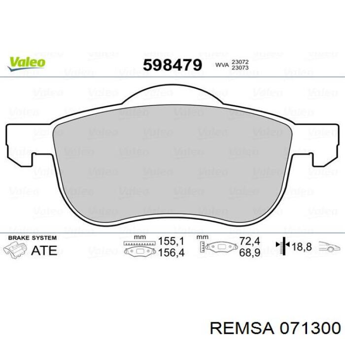 Pastillas freno delanteras Remsa 071300 precio, desde 31,81 EUR
