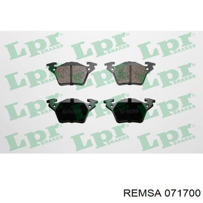 Pastillas traseras de freno Remsa 071700 precio, desde 21,99 EUR