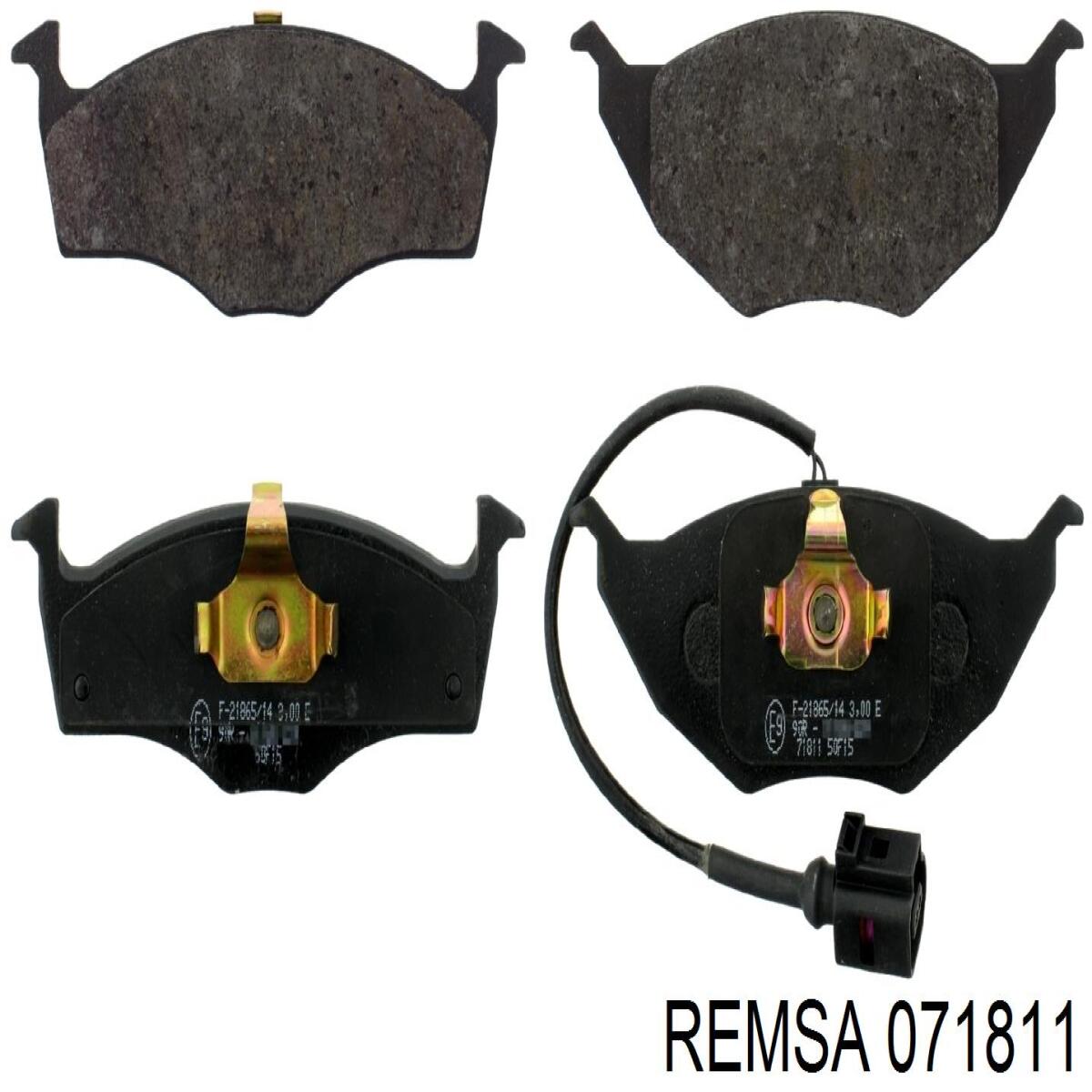 Pastillas de freno 181594 Icer