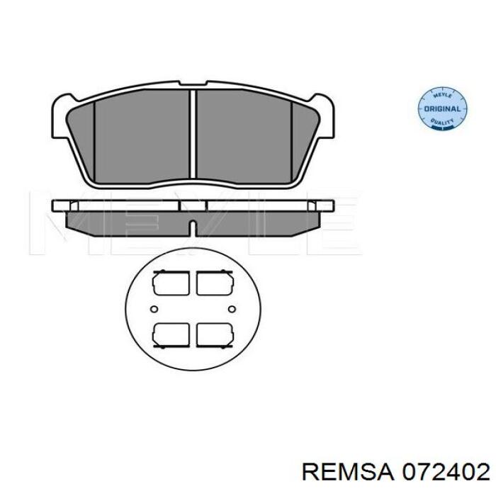 Pastillas freno delanteras Remsa 072402 precio, desde 22,40 EUR