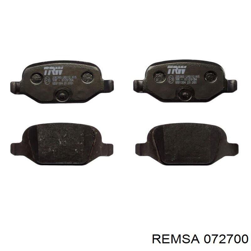 Comprar 072700 Remsa Pastillas de freno traseras