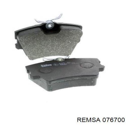 Pastillas traseras Remsa 076700
