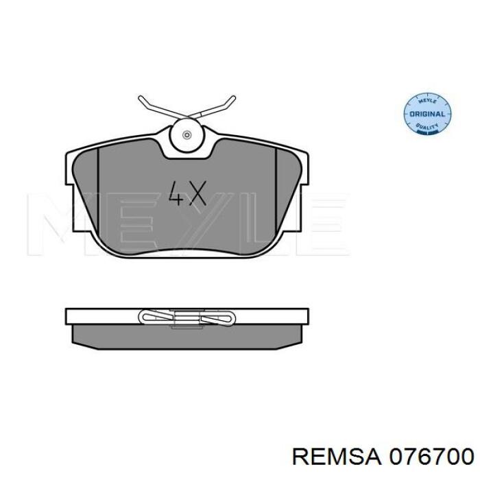 Pastillas traseras de freno Remsa 076700 precio, desde 28,89 EUR