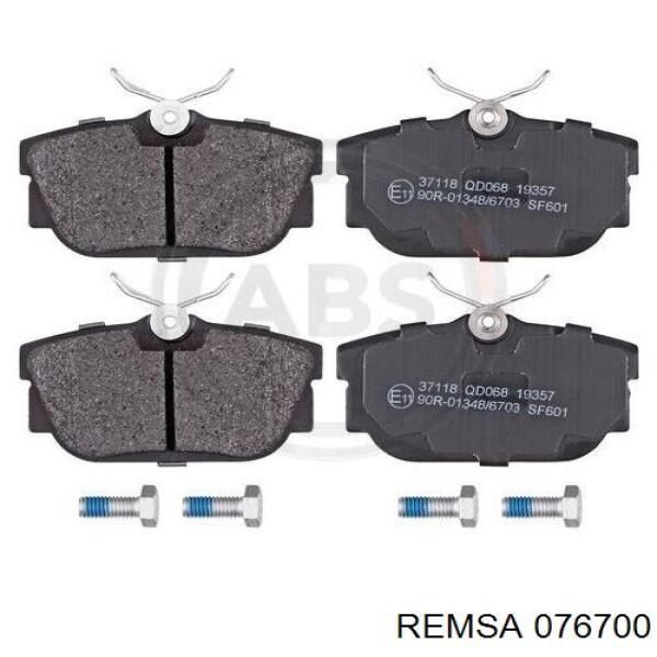 Comprar 076700 Remsa Pastillas de freno traseras