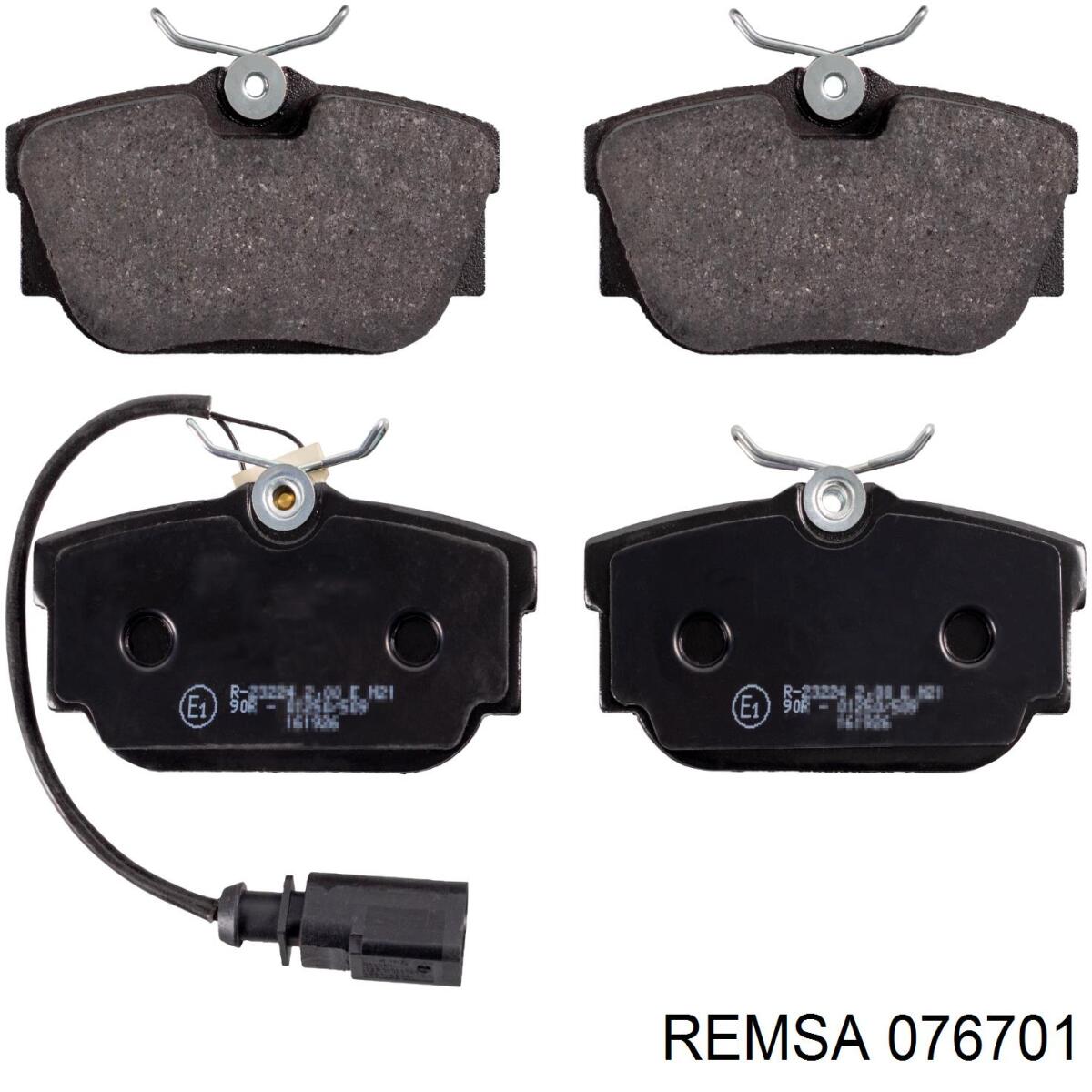 Pastillas traseras de freno Remsa 076701 precio, desde 26,12 EUR