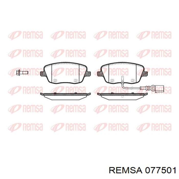 0775.01 Remsa pastillas de freno delanteras