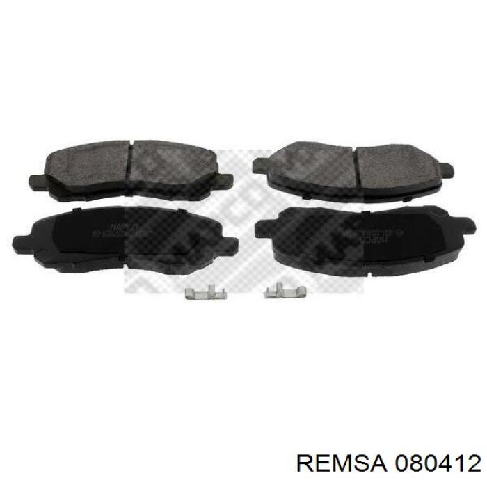 Pastillas de freno delanteras Remsa 080412