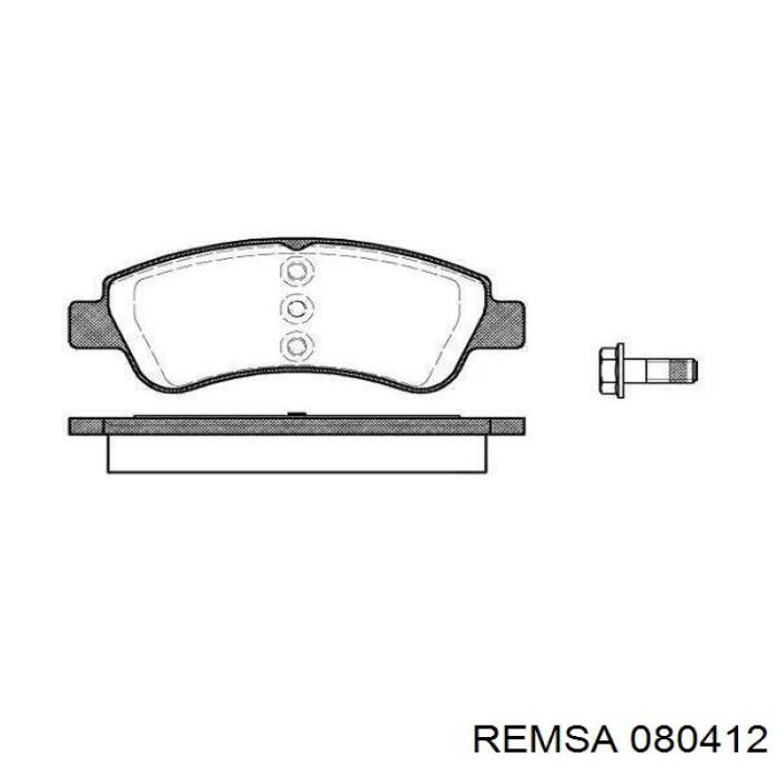 Pastillas freno delanteras Remsa 080412 precio, desde 29,01 EUR