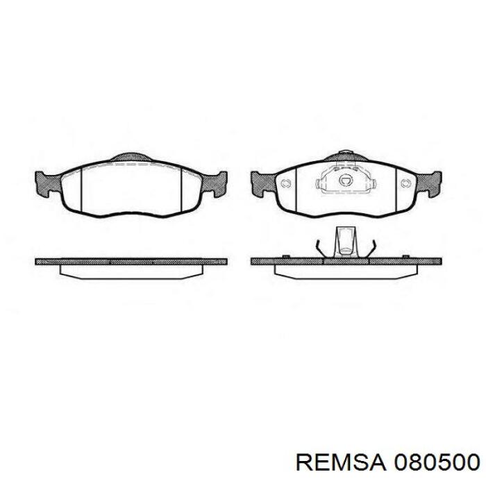 BR114 Ford Pastillas delanteras