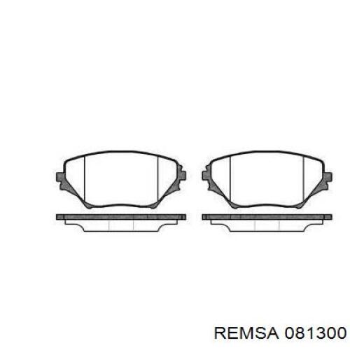 0813.00 Remsa pastillas de freno delanteras