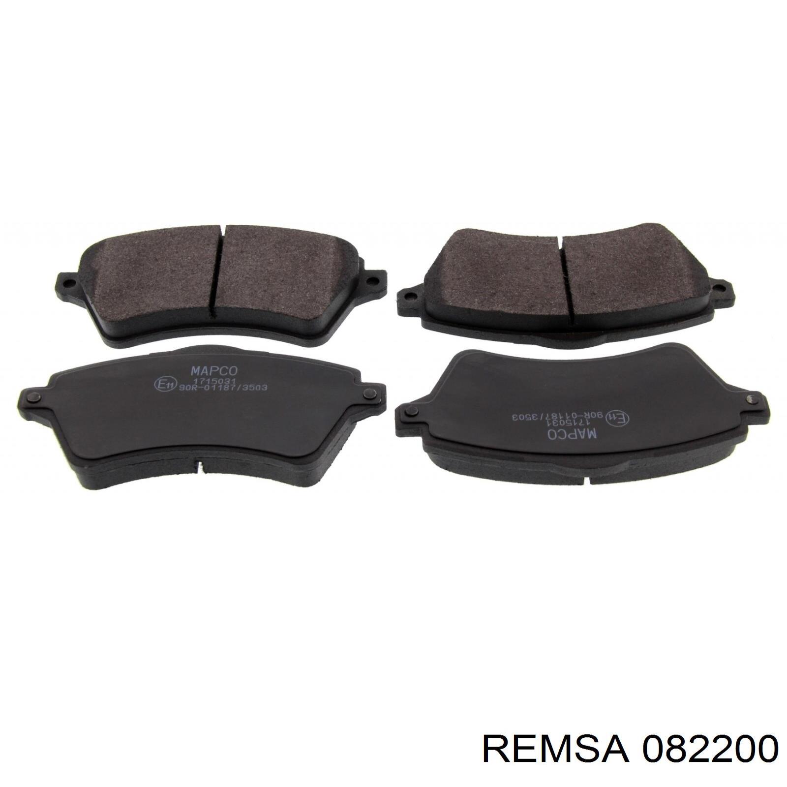 Pastillas freno delanteras Remsa 082200 precio, desde 29,63 EUR