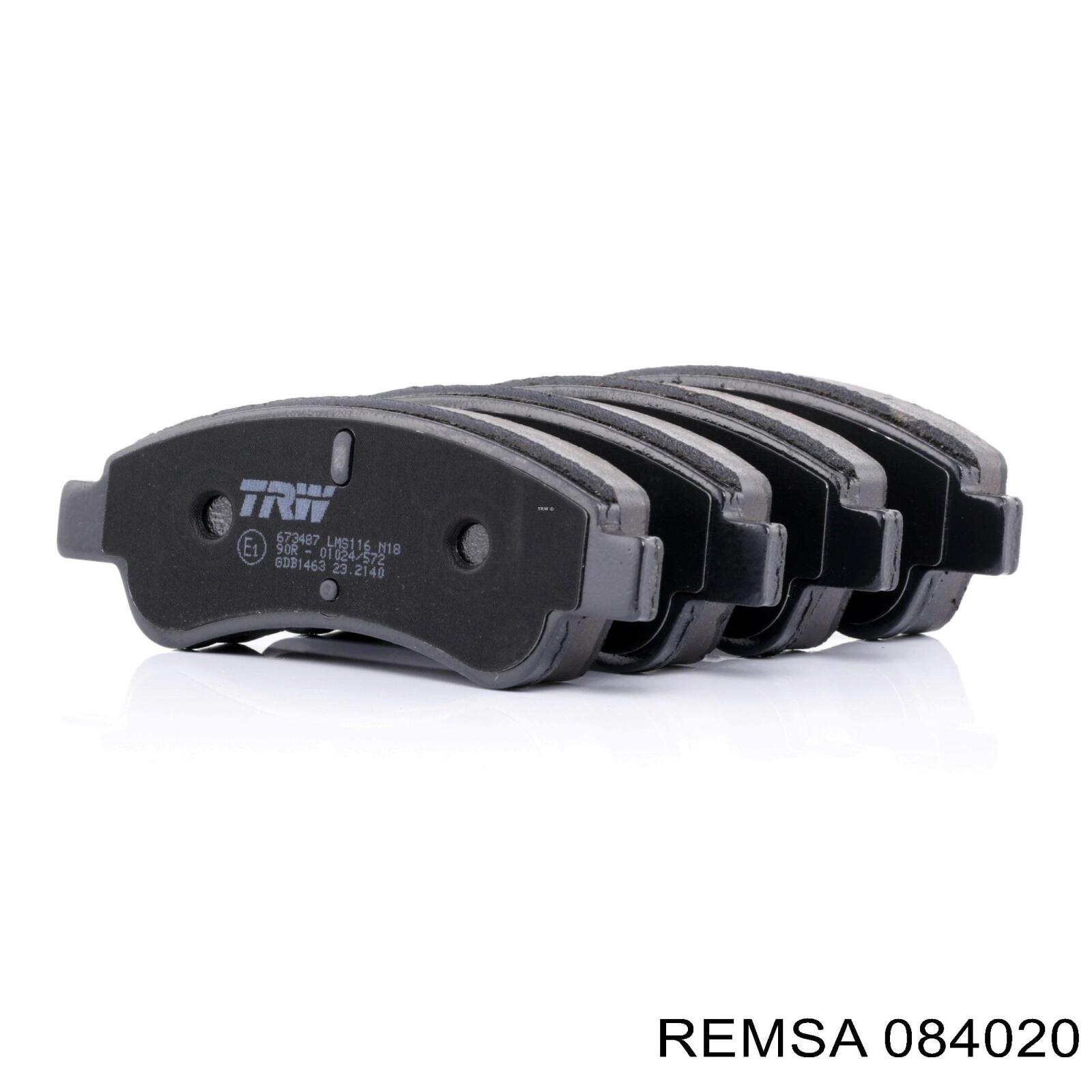 Comprar 084020 Remsa Pastillas delanteras de freno