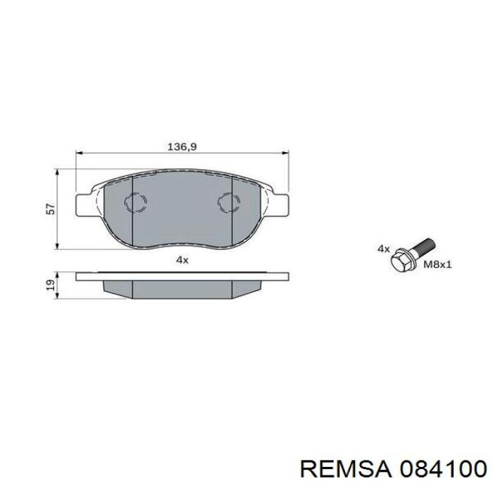 Pastillas de freno delanteras Citroen C3 1 FC