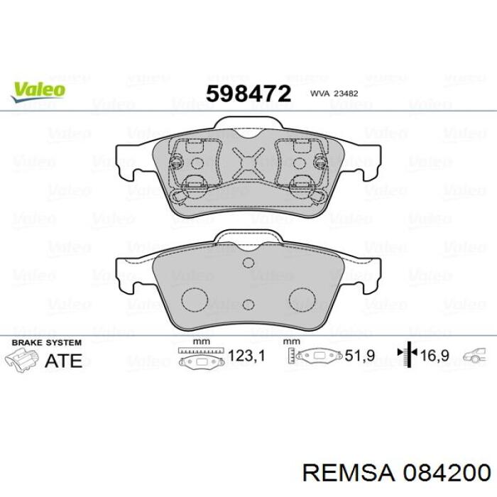 Pastillas de freno traseras Renault Espace 4 JK0