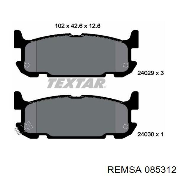 NCY32648ZA Mazda pastillas de freno traseras