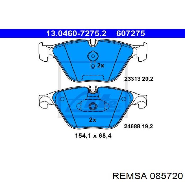 Pastillas freno delanteras Remsa 085720 precio, desde 42,17 EUR