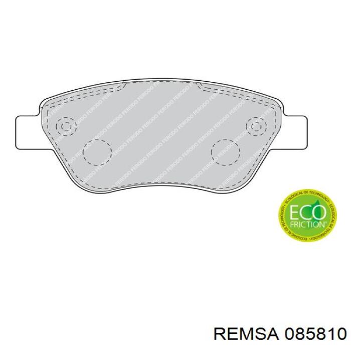 Pastillas freno delanteras Remsa 085810 precio, desde 27,98 EUR